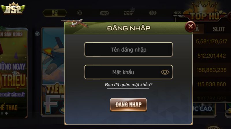 Hướng dẫn đăng nhập B52 Club nhanh chóng