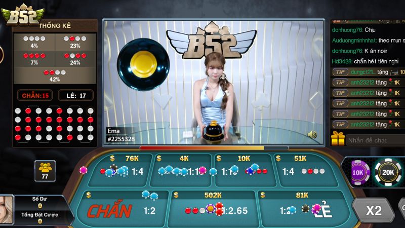 Vì sao nên chơi Xóc đĩa livestream tại B52