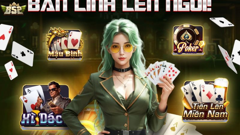 Danh sách những tựa game bài hấp dẫn nhất B52 Club