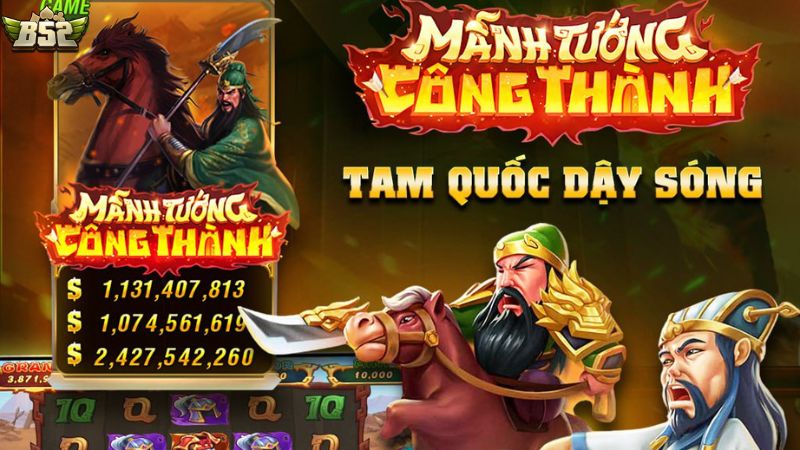 Kho game nổ hũ B52 Club đa dạng chủ đề khác nhau